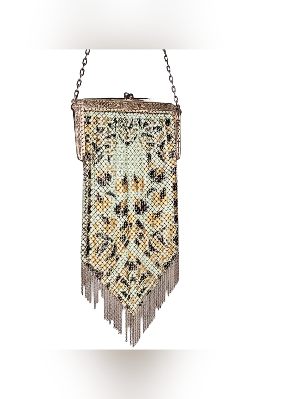 1920s Metal Mesh Mandalian Mfg. Co. Art Deco Small Purse - Picture 10 of 10